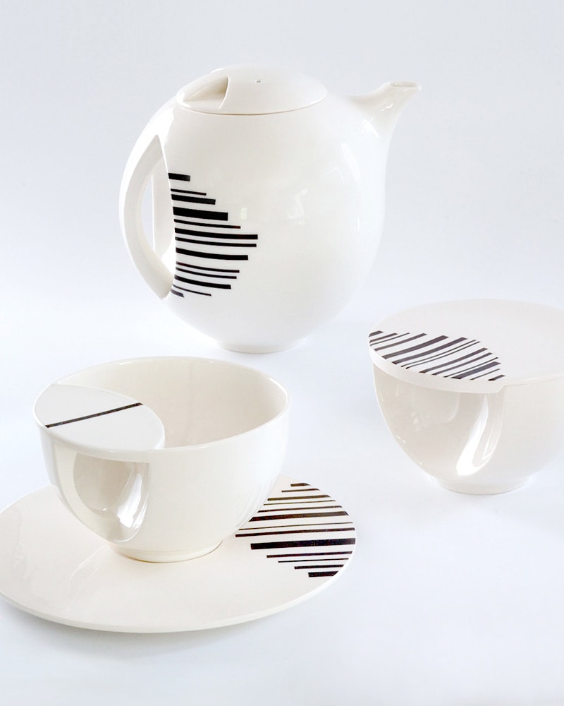 tea service closeup