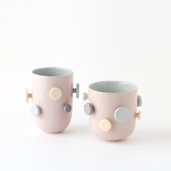 A pair of unique cups
