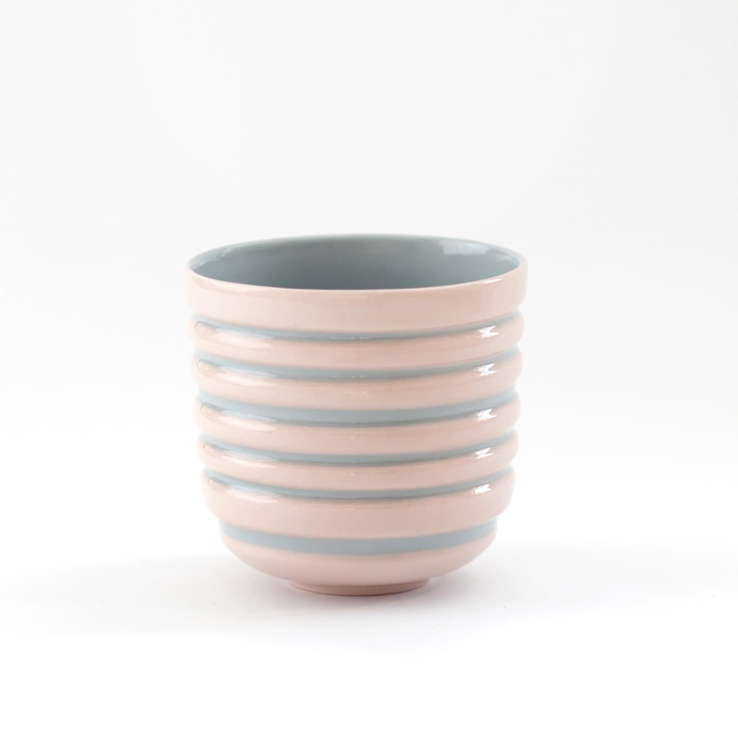 stripy_pink_blue Stripy fluted cup