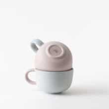 mini-handle-pair-blue-pink-upsidedown minimalist teacups