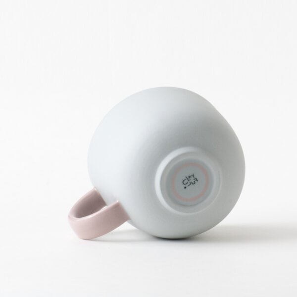 midi-handle-blue-pink-side minimal cup with a handle visible logo