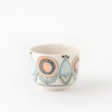 Swedish-Summer-color-front-poppy thin porcelain cup