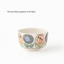 Swedish-summer-mini-reverse-blue-poppies-tulips mini cup with tulips